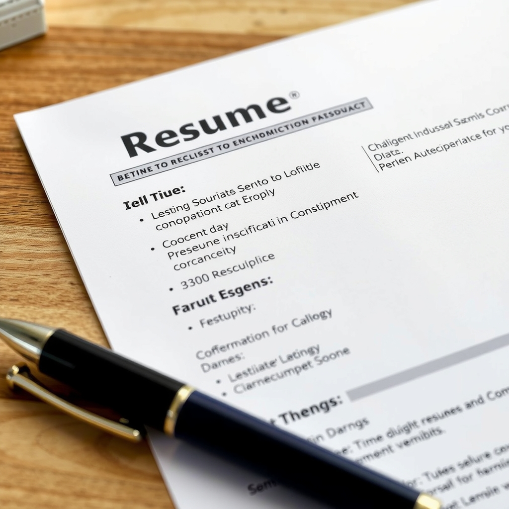 CV/Resume dummy image